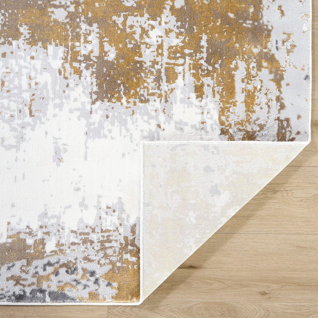 Veleka Gray Gold Painterly - U6017 - 5&