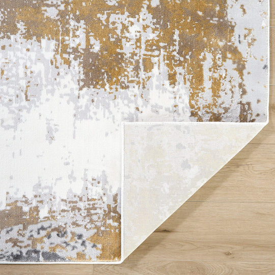 Veleka Gray Gold Painterly - U6017 - 7&