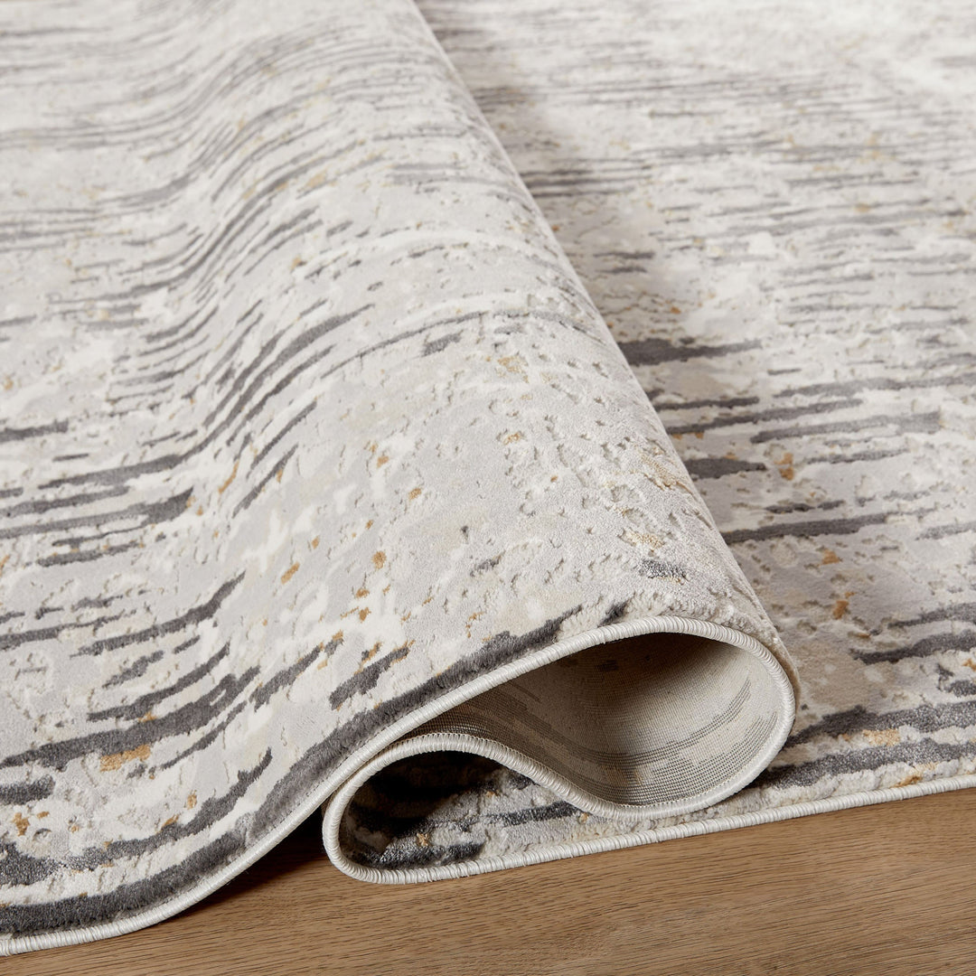 Veleka Gray Gold Stripe - U6019 - 7&