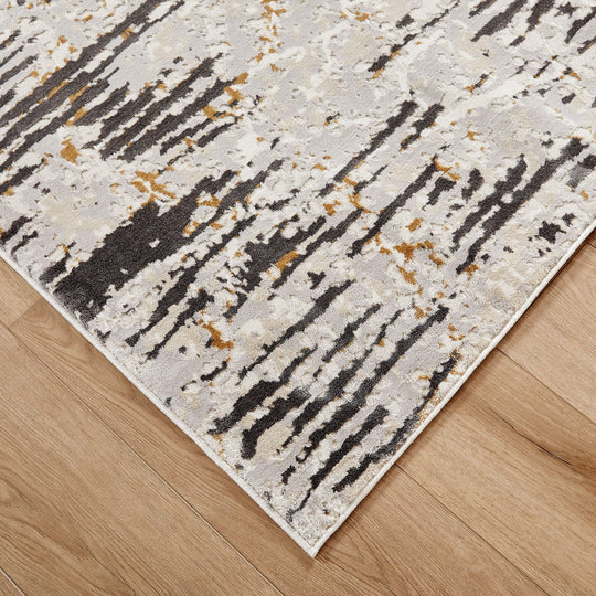 Veleka Gray Gold Stripe - U6019 - 5&