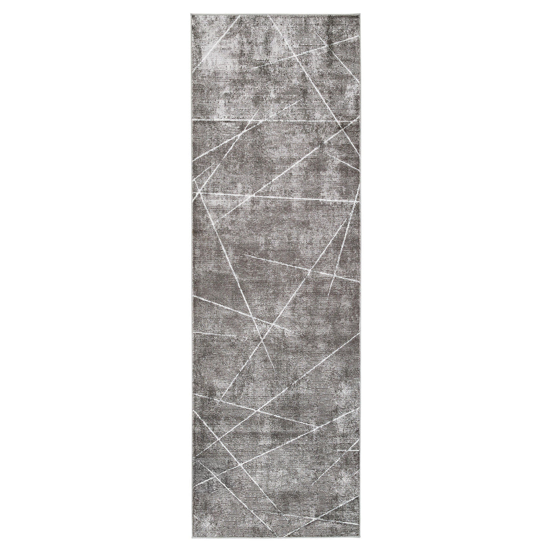 Livenza Black Linear Geometric - U7006 - 3' x 8' Runner