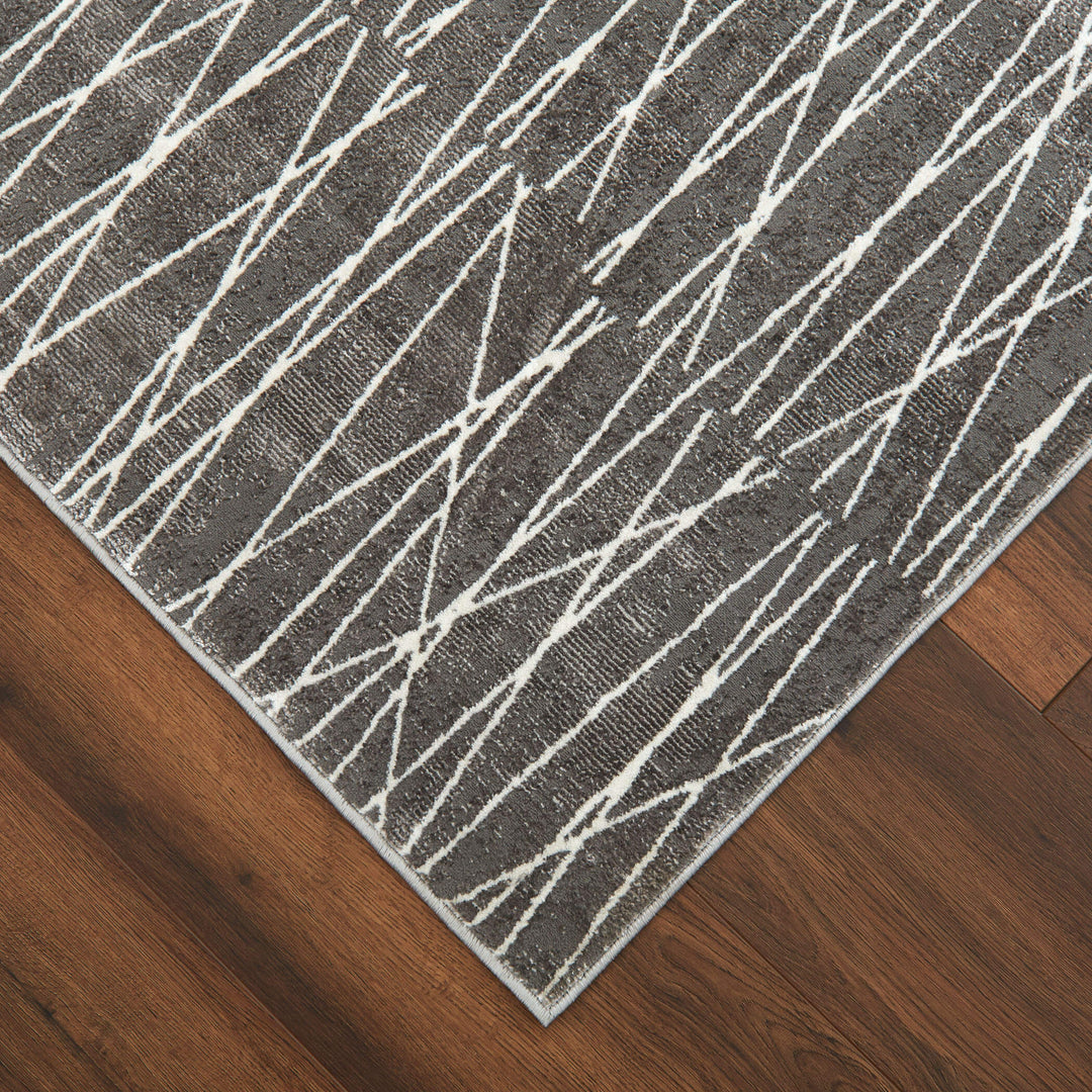 Livenza Gray Linear Geometric - U7007 - 5&