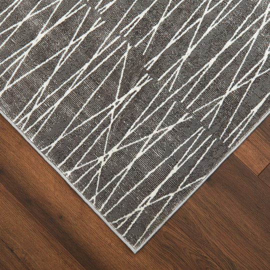 Livenza Gray Linear Geometric - U7007 - 5&