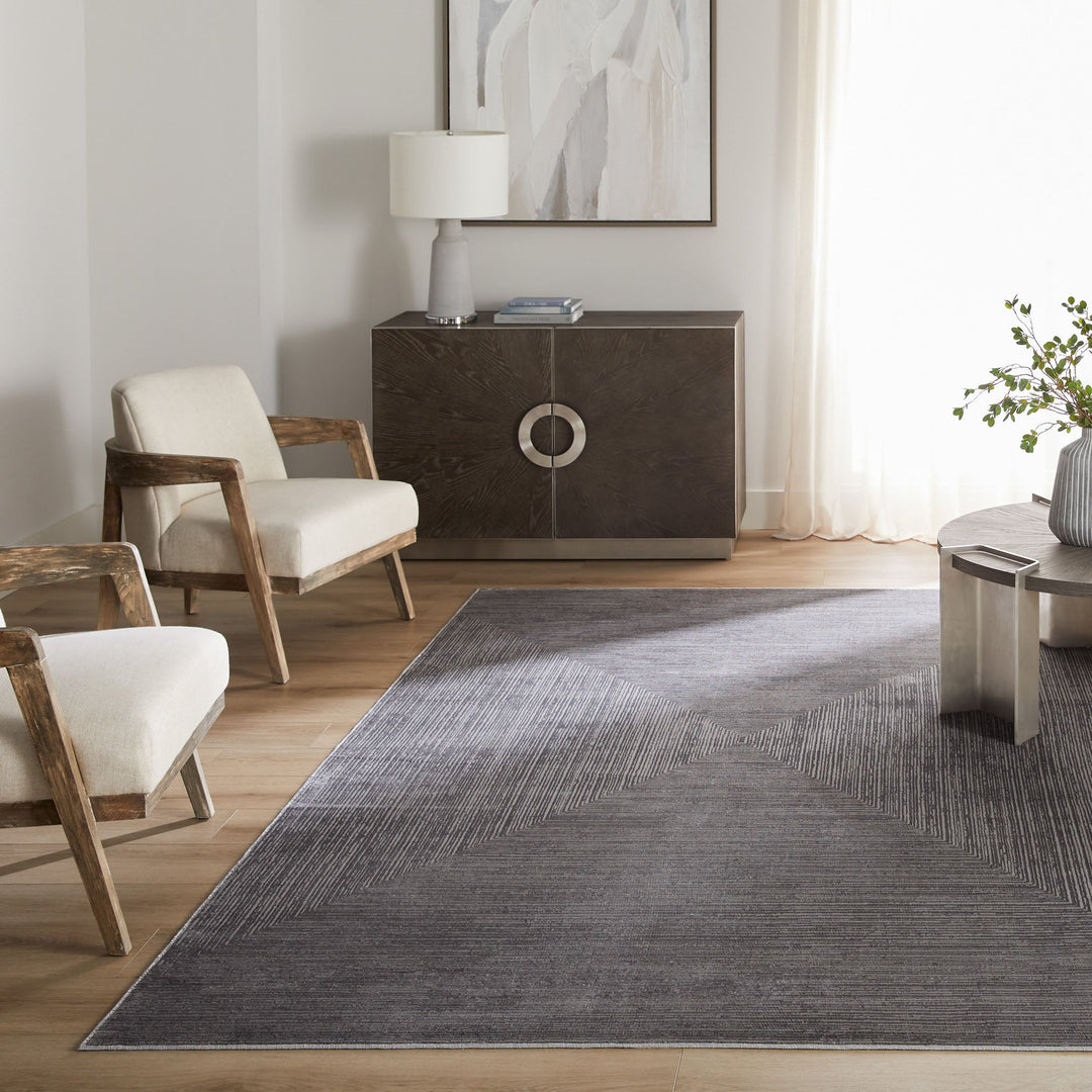 Livenza Gray Linear Geometric - U7010 - 10&