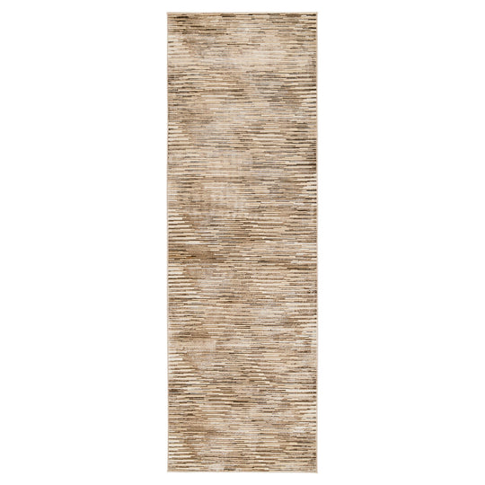 Rienz Brown Linear Geometric - U7014 - 3&