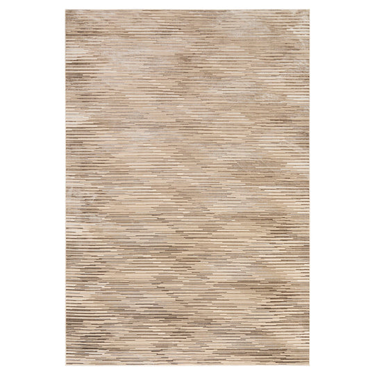 Rienz Brown Linear Geometric - U7014 - 8&
