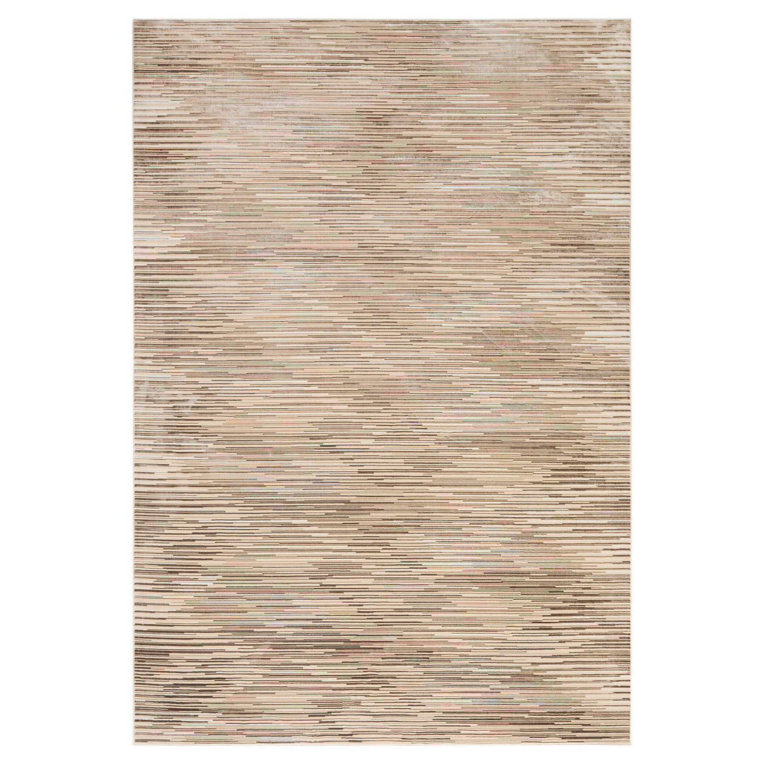 Rienz Brown Linear Geometric - U7014 - 2&