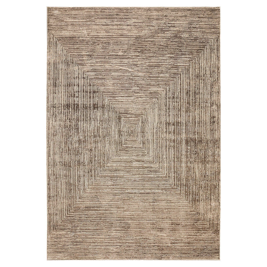 Rienz Brown Linear Geometric - U7016 - 7&