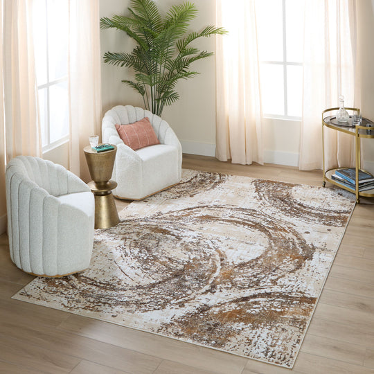 Piave Brown Geometric - U8001 - 10&