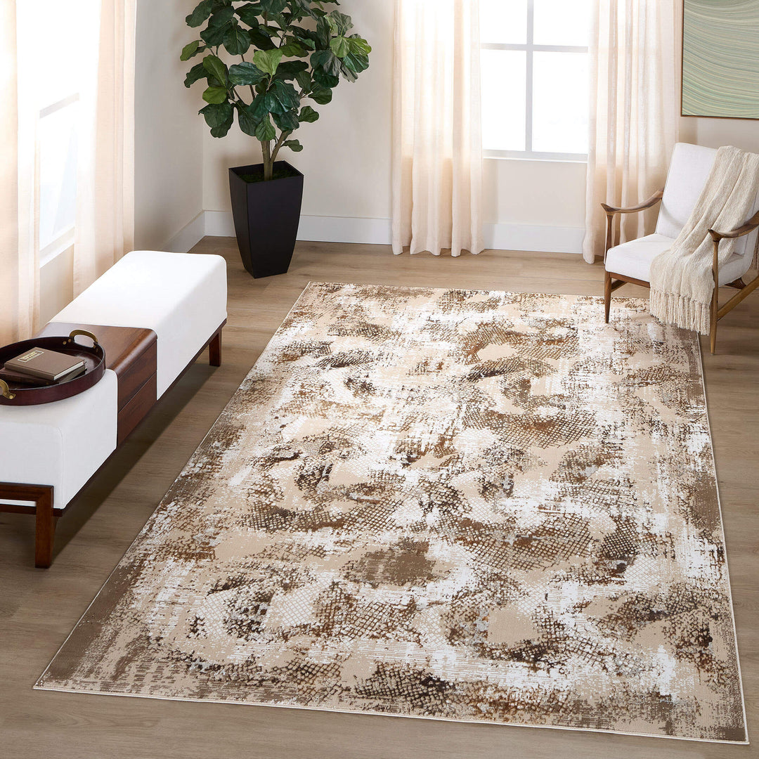 Piave Brown Painterly - U8002 - 5&
