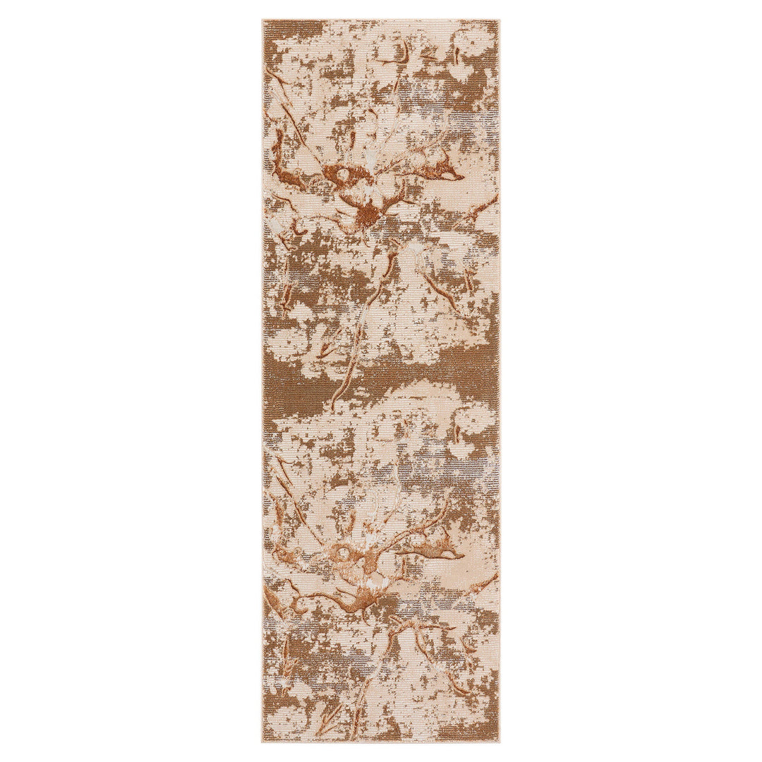 Piave Brown Painterly - U8003 - 3' x 8' Runner