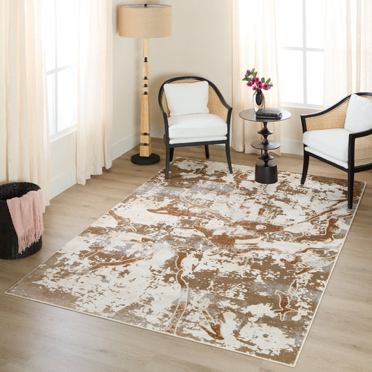 Piave Brown Painterly - U8003 - 8&