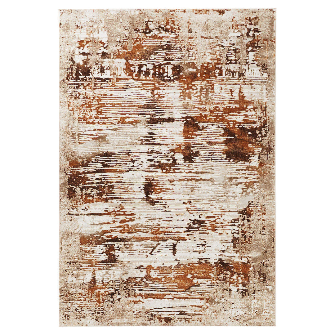 Piave Brown Linear - U8004 - 5' x 8'