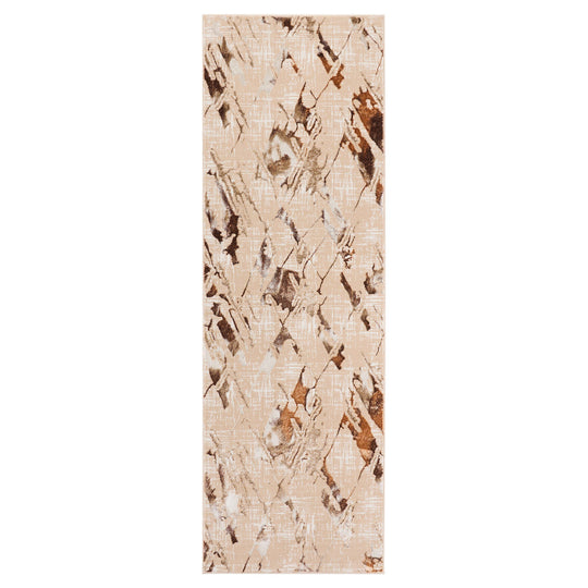 Piave Brown Beige Geometric - U8006 - 3&