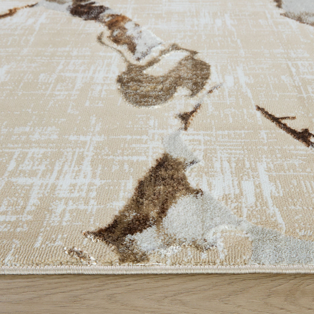 Piave Brown Beige Geometric - U8006 - 7&