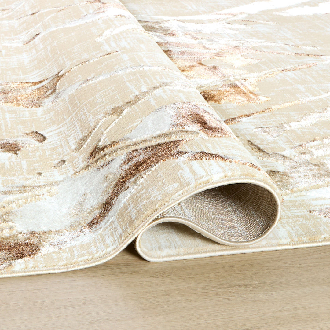 Piave Brown Beige Geometric - U8006 - 5&