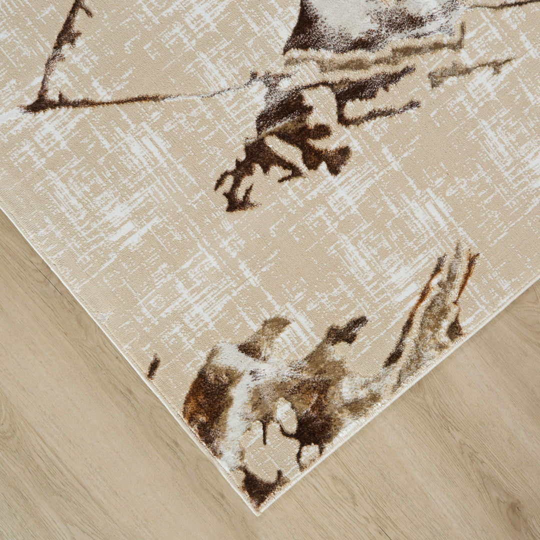 Piave Brown Beige Geometric - U8006 - 10&