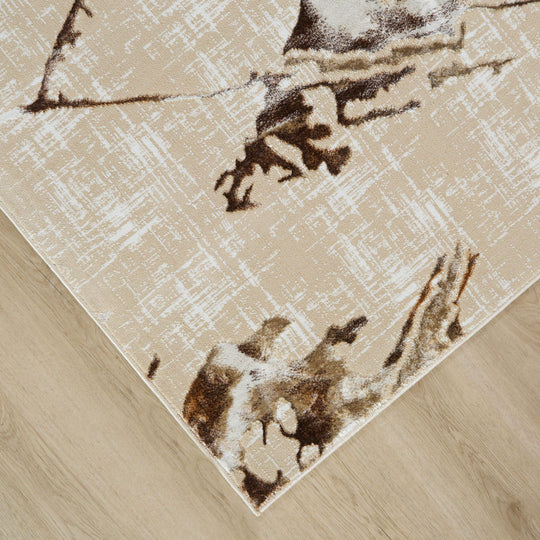 Piave Brown Beige Geometric - U8006 - 8&