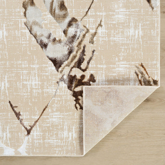 Piave Brown Beige Geometric - U8006 - 7&