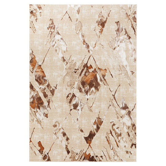 Piave Brown Beige Geometric - U8006 - 7&