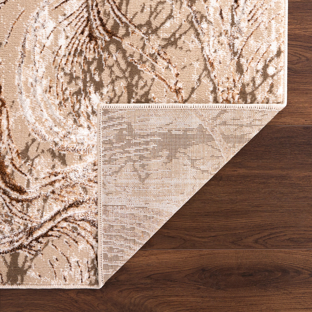 Piave Brown Linear Swirl - U8008 - 3&