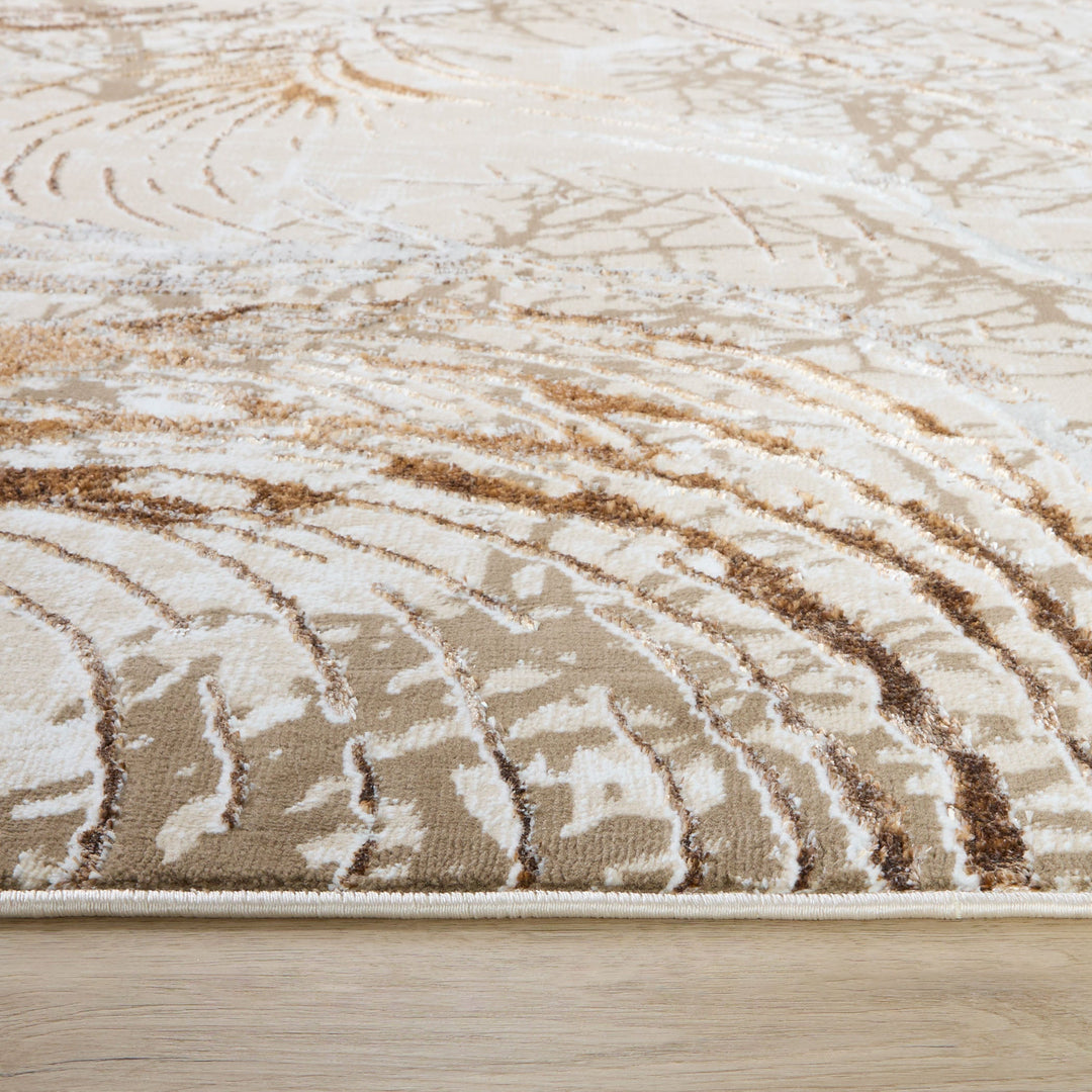 Piave Brown Linear Swirl - U8008 - 7&