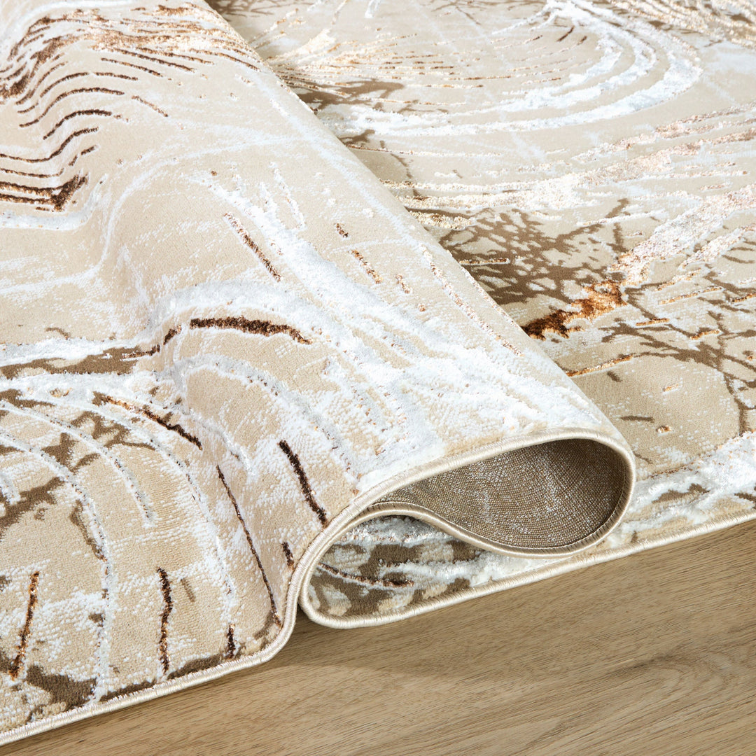 Piave Brown Linear Swirl - U8008 - 10&