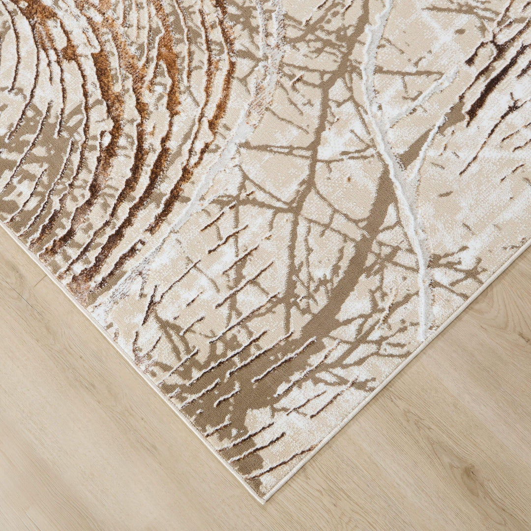 Piave Brown Linear Swirl - U8008 - 2&