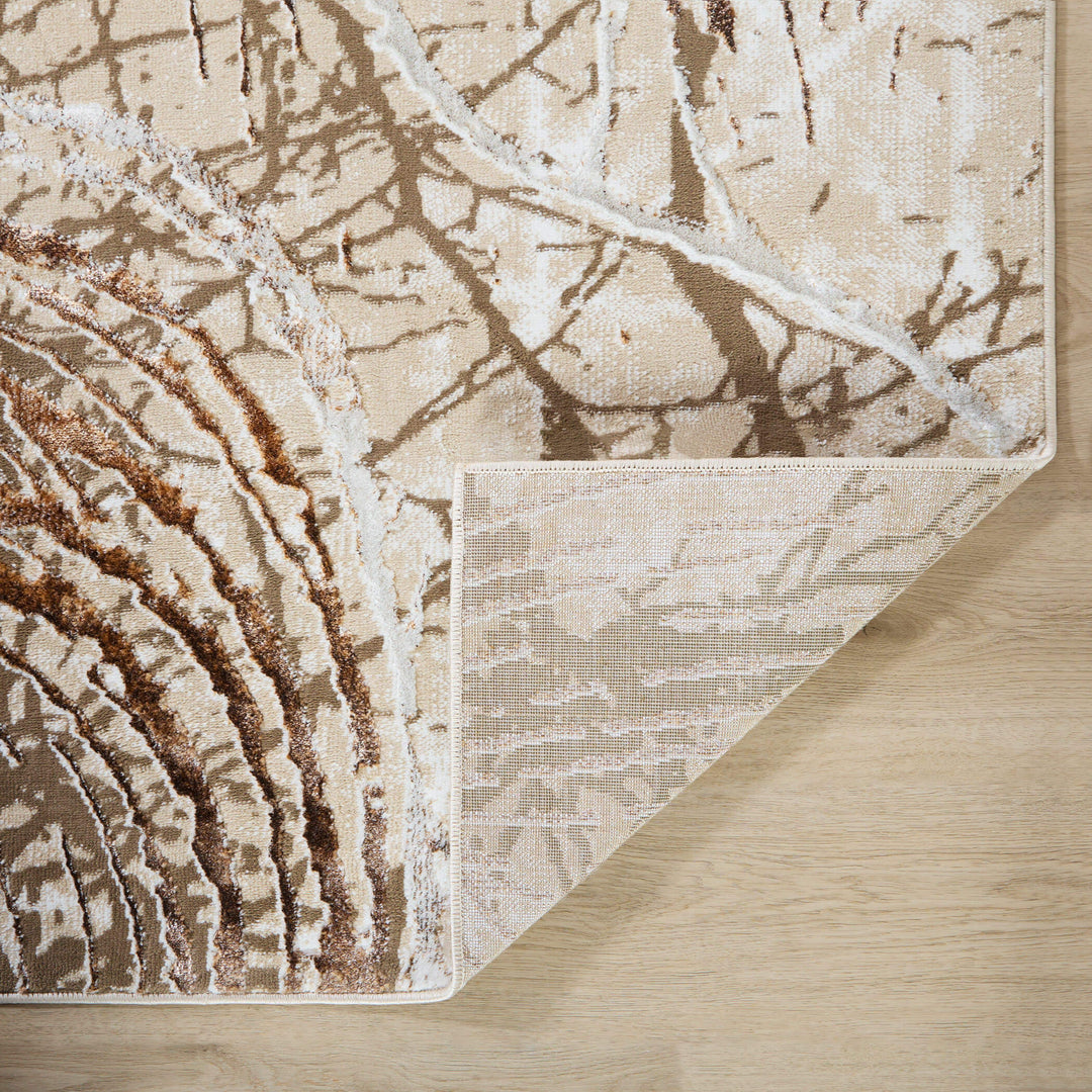 Piave Brown Linear Swirl - U8008 - 7&