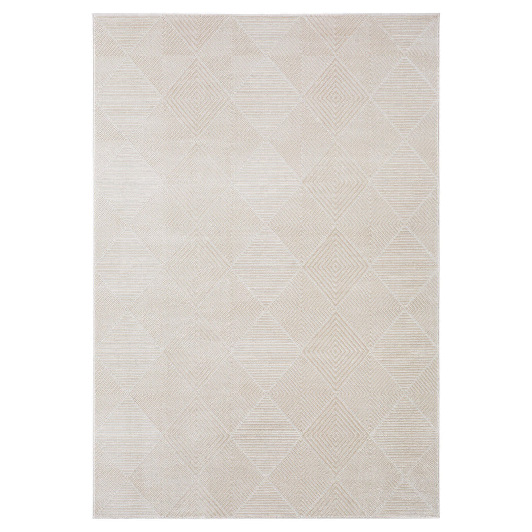 Timeless Luxe Beige Geometric - U9001 - 5' x 8'
